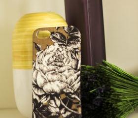 IPhone Case. Fabric. Made to order. Unique. One of a kind. Rose